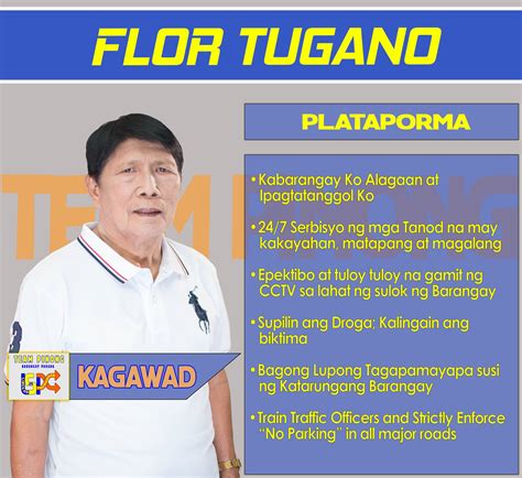 plataporma para sa barangay kagawad|KAPehan sa Barangay.